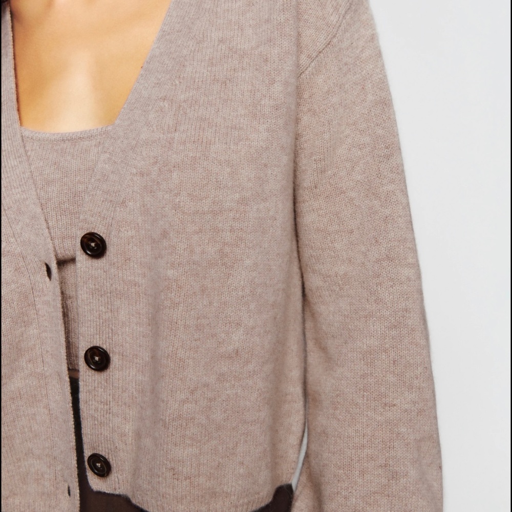 REFORMATION CASHMERE CARDIGAN SET